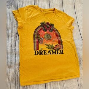 Place Mustard Yellow girls short sleeve Tee /size XL